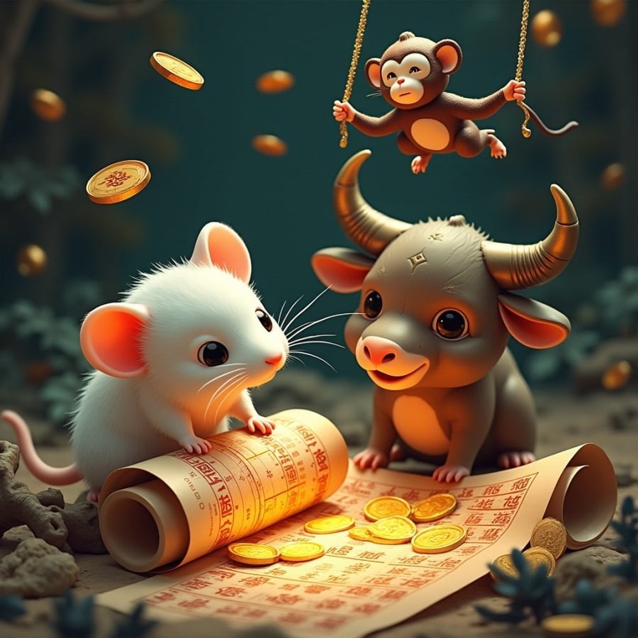 Tiền Đua Nhau Về, 3 con giáp cười tươi mà lụm