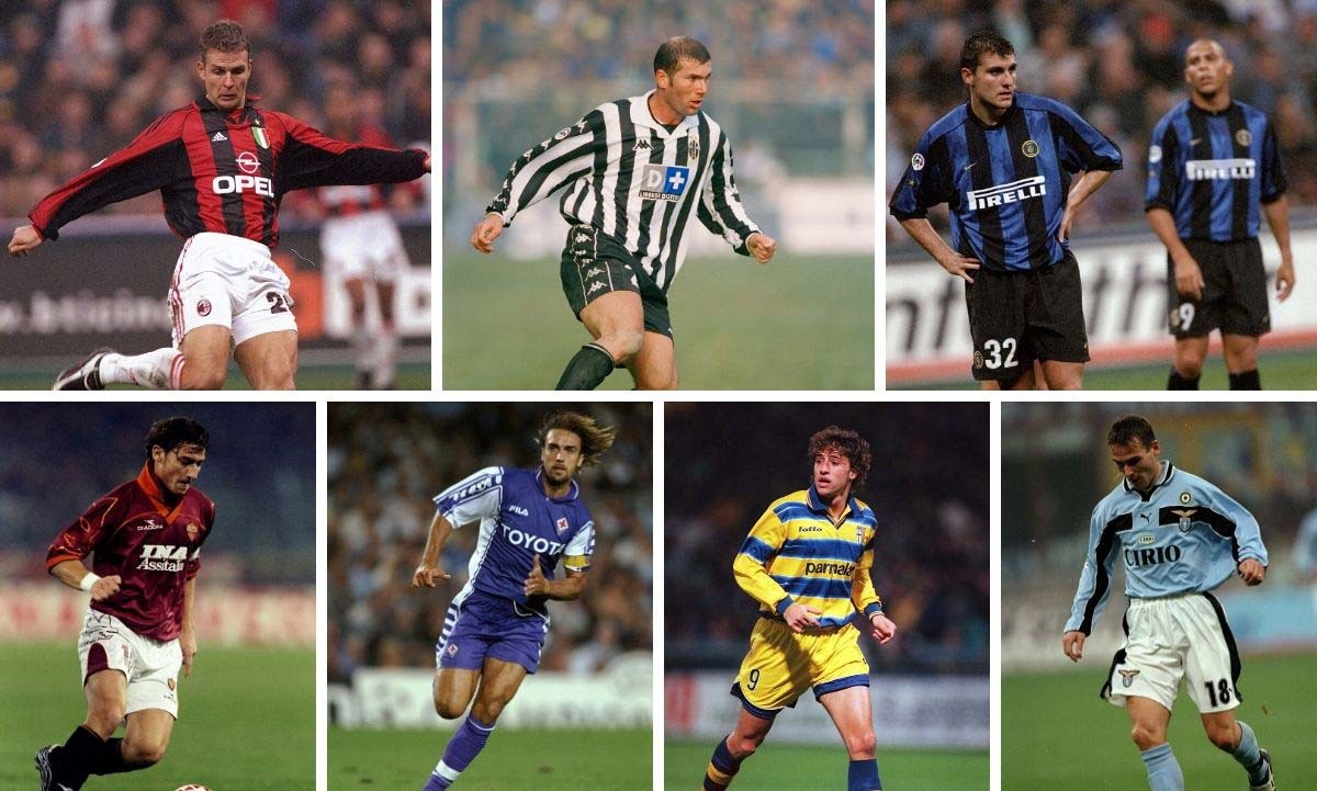 Thập niên 90 ghi dấu sự thống trị của nhóm Sette Sorelle (Bảy chị em) trong lịch sử bóng đá Ý.