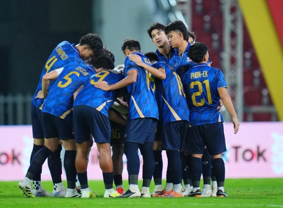 U22 Thái Lan đã có vé vào chung kết.