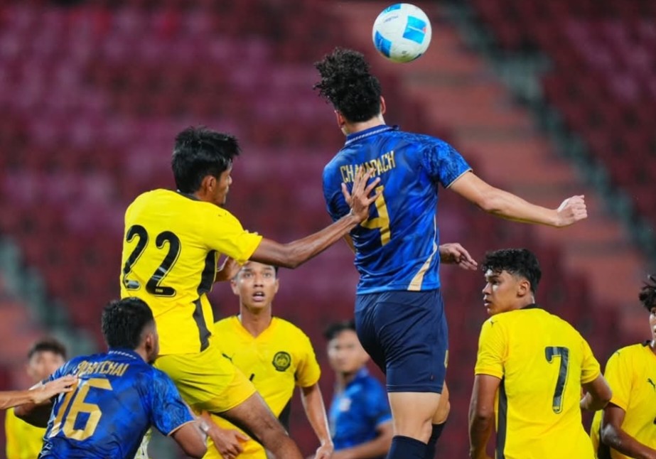 U22 Thái Lan giành chiến thắng khá nhọc nhằn dù có lợi thế hơn người.