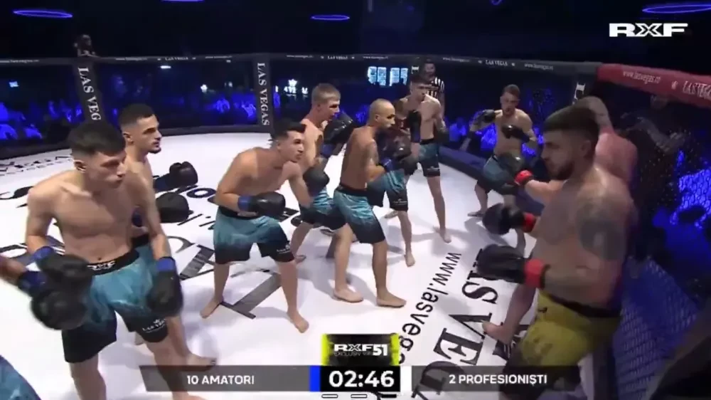 Trận đấu hỗn loạn 2 vs 10 tại Romania