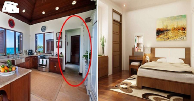 Cửa phòng ngủ đối diện với cửa phòng bếp sẽ khiến tiền tài khó tụ, người sống trong phòng đó khó thành đạt và giàu có. (Ảnh minh họa)