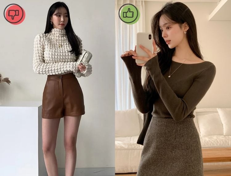 Những chiếc áo có họa tiết nổi gồ ghề từng tạo ra sự phá cách nhờ tính độc lạ, nhưng hiện tại lại trở thành món đồ dễ khiến trang phục trông nặng nề