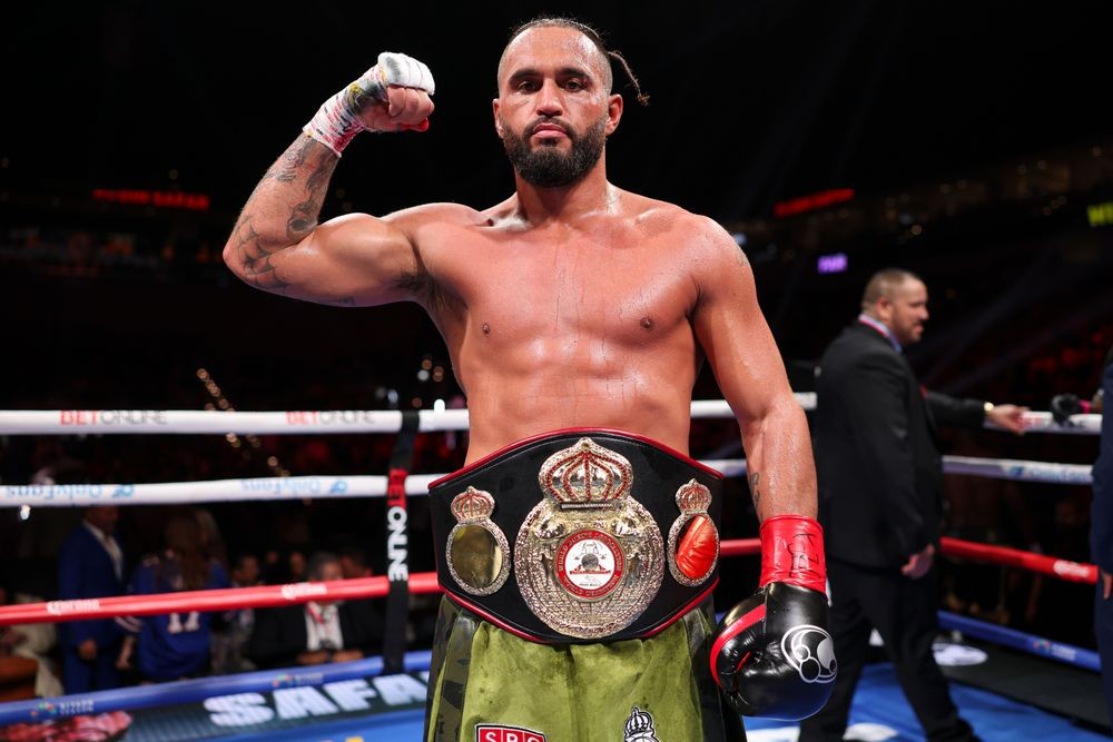 Một trận đấu quyền Anh chuyên nghiệp.