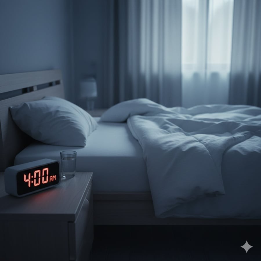 Giấc ngủ bị gián đoạn vào rạng sáng là tình trạng nhiều người gặp phải nhưng thường bị xem nhẹ.