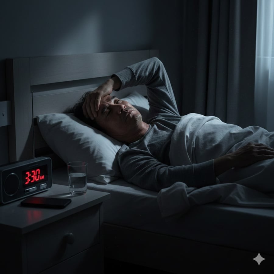 Thức giấc sớm kéo dài có thể phản ánh căng thẳng thần kinh hoặc rối loạn nhịp sinh học.