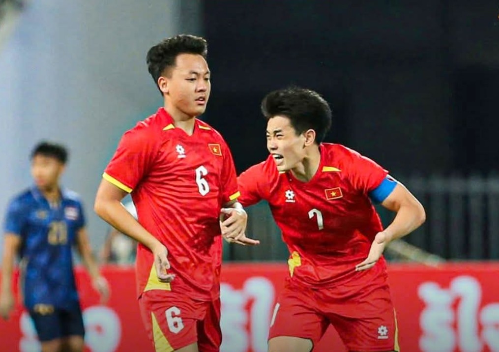 U22 Việt Nam ngược dòng ngoạn mục. 