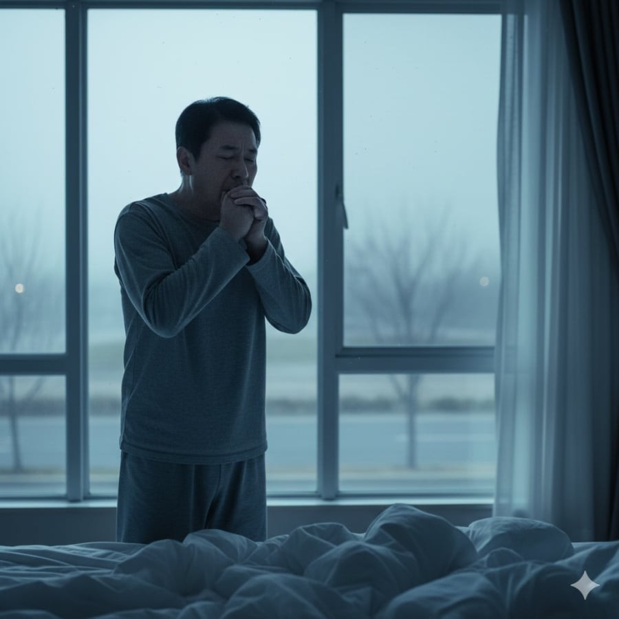 Ho và khó thở vào buổi sáng sớm có thể là dấu hiệu bất thường của hệ hô hấp cần được lưu ý.