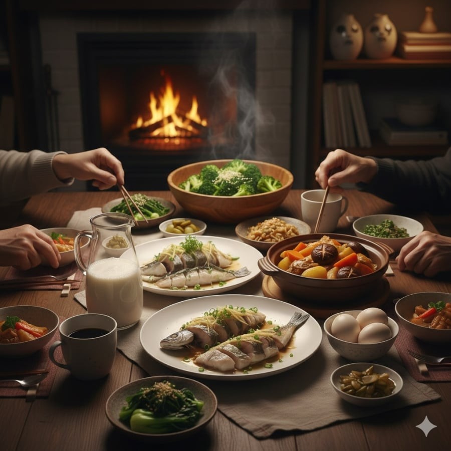 Bổ sung protein từ thực phẩm quen thuộc giúp cơ thể sinh nhiệt tốt hơn và giảm cảm giác lạnh khi trời trở rét.