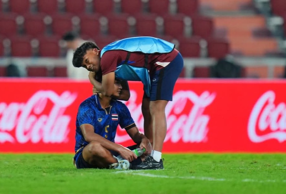 U22 Thái Lan thất thủ ngay trên sân nhà.