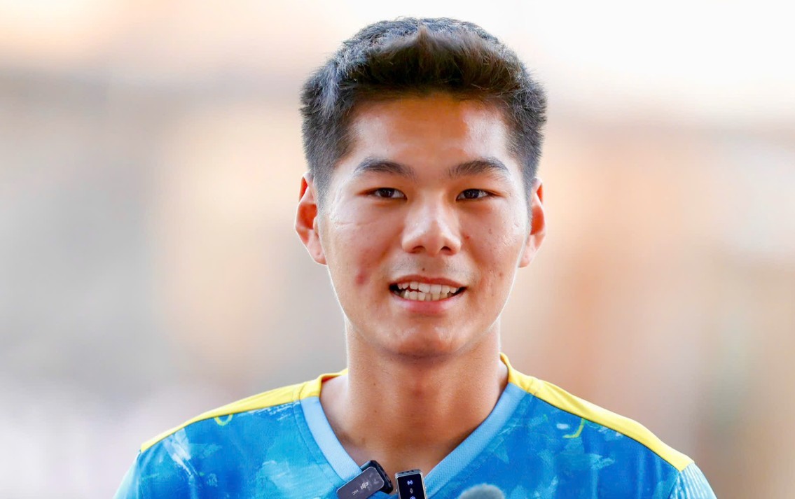 Nguyễn Hiểu Minh có kỳ SEA Games đáng nhớ cùng U22 Việt Nam. Ảnh: VFF.