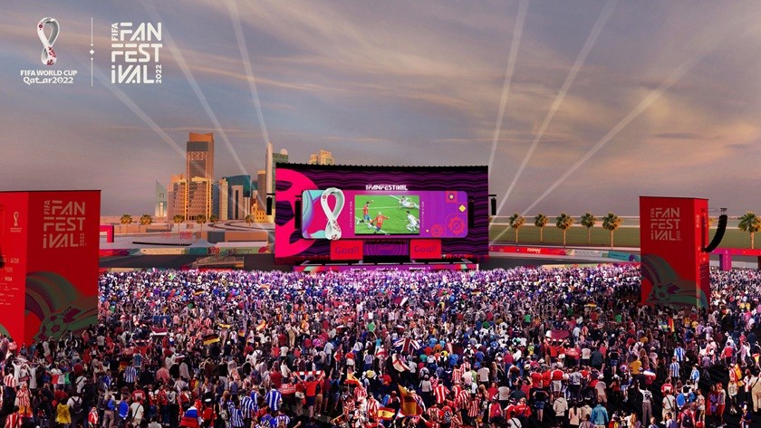 Khu Fan Zone vốn là không gian miễn phí.