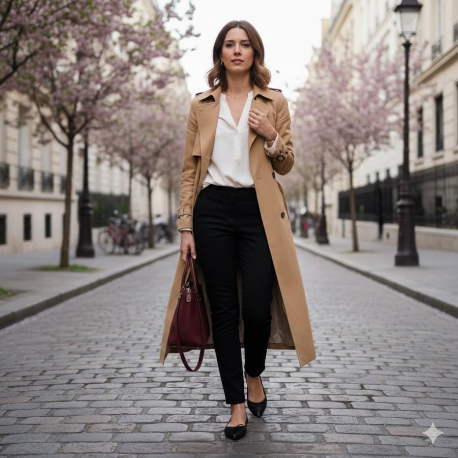 Ưu điểm lớn nhất của giày búp bê là khả năng thích nghi với nhiều phong cách