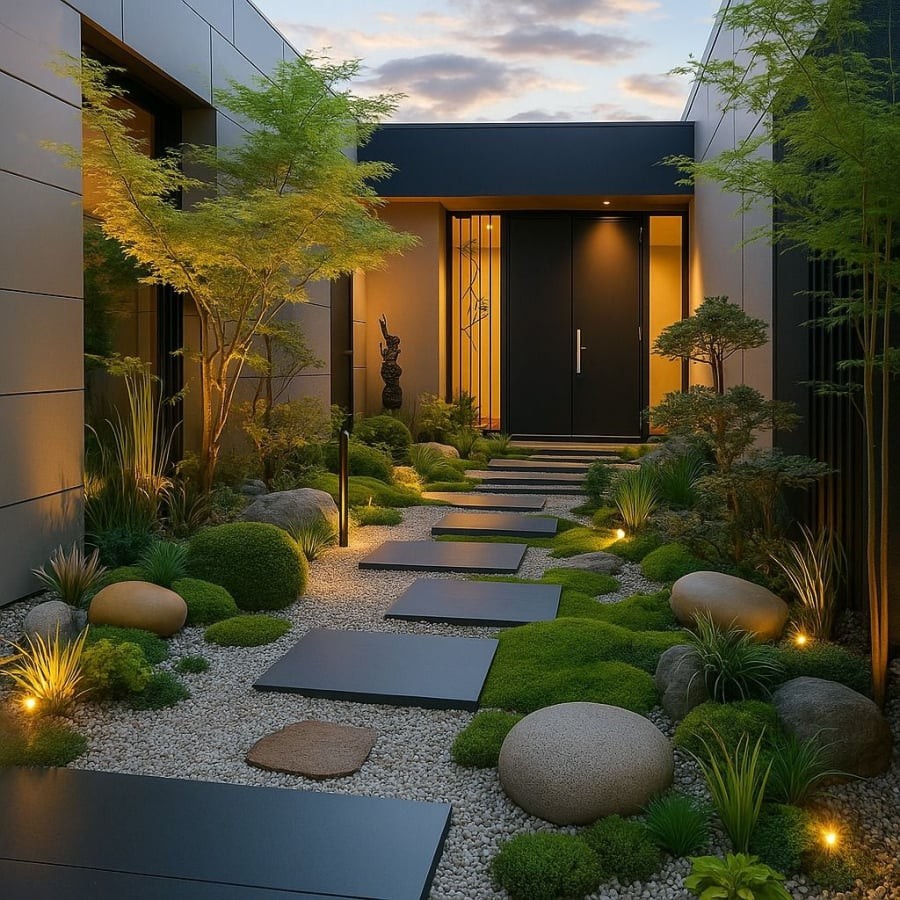 Lối dẫn vào nhà tránh để trống