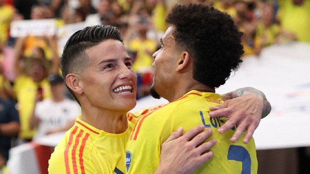  Rodriguez và Diaz là những ngôi sao lớn nhất của Colombia.