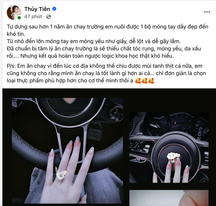 Thủy Tiên tiết lộ điều mà cô làm suốt 1 năm qua 