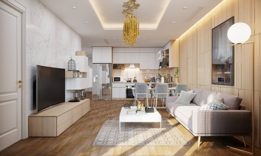 Trong nhà quá nhiều đèn theo phong thủy là không hề tốt, chỉ nên vừa đủ. (Ảnh minh họa)