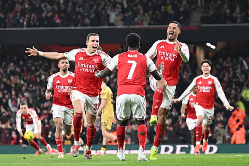 Arsenal giành thắng lợi nghẹt thở.