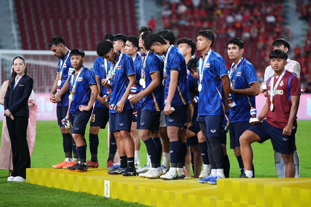 Đội U22 cùng bóng đá Thái Lan không thể giành HCV ở SEA Games 33. Ảnh: FA Thailand