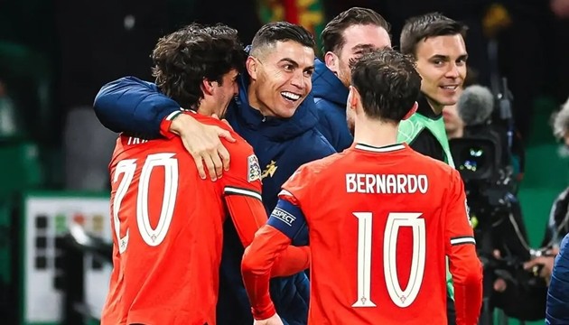 Ronaldo vẫn nhận được sự tôn trọng hết mực từ các đồng đội.