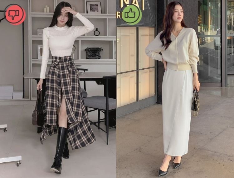 Thay vì tạo điểm nhấn, các chi tiết này có thể khiến trang phục trở nên rối mắt, làm người mặc trông đứng tuổi hoặc thiếu sự thanh lịch cần thiết. 