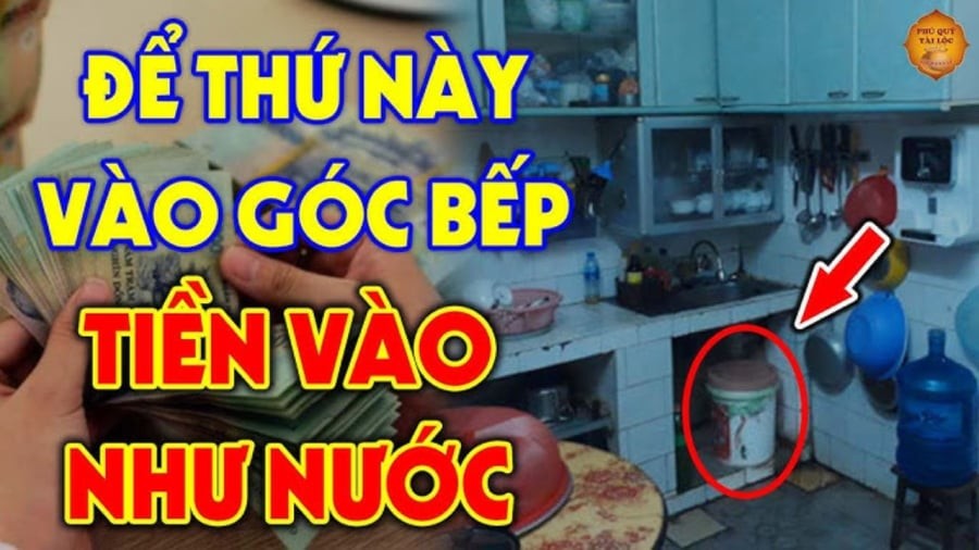 Bếp là nơi thổi Lộc: 3 thứ đặt vào Tiền càng đến nhanh