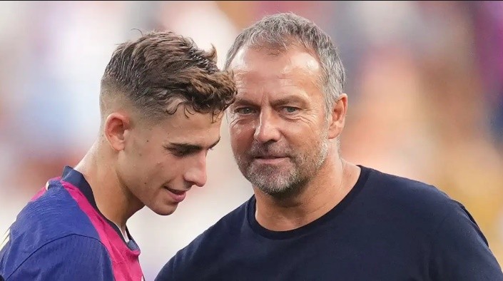 Fermin Lopez có mối han hệ tốt với HLV Flick,