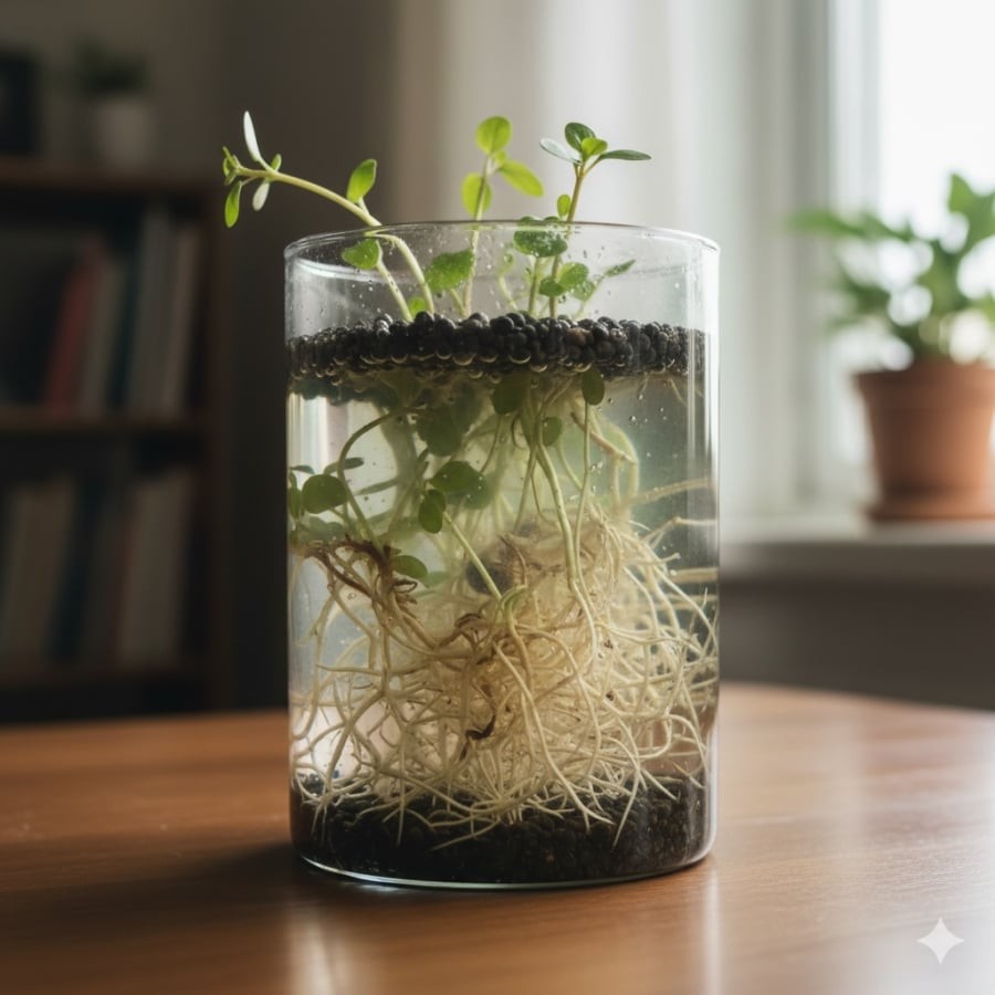 Cây trồng trong nước nếu không thay và vệ sinh thường xuyên có thể trở thành môi trường lý tưởng cho muỗi đẻ trứng.