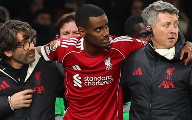 Isak chấn thương là tổn thất cho Liverpool