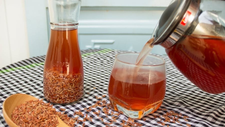 Cách làm trà gạo lứt rang giảm cân