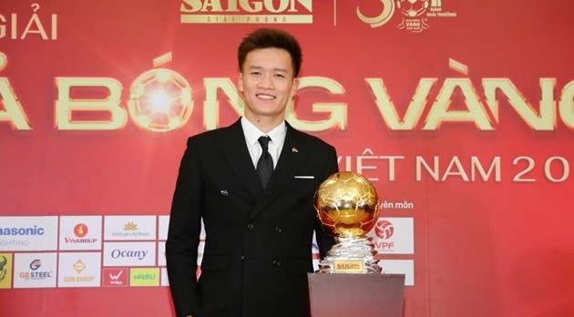 Nguyễn Hoàng Đức giành Quả bóng vàng 2025.