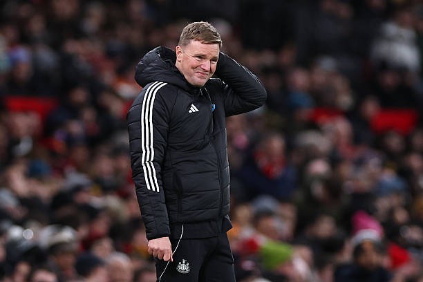 HLV Eddie Howe tiếc nuối khi Newcastle United trắng tay trước Manchester United.