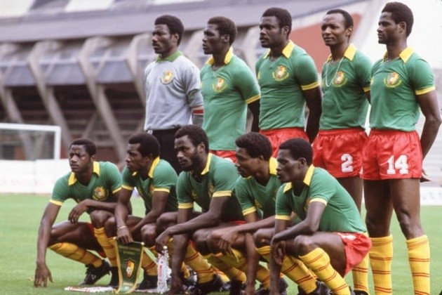 Đội hình Cameroon tham dự World Cup 1982.