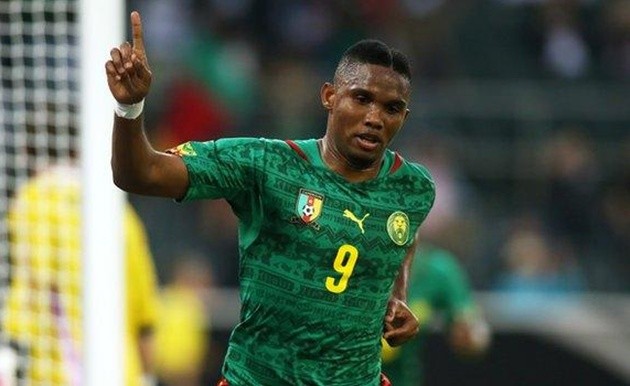 Eto'o là chân sút xuất sắc nhất lịch sử Cameroon cho đến hiện tại.