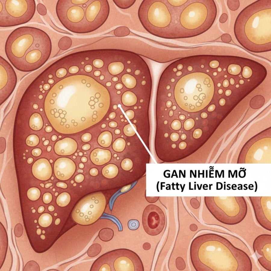 Gan nhiễm mỡ là rối loạn chuyển hóa phức tạp, không thể điều trị chỉ bằng một loại đồ uống.