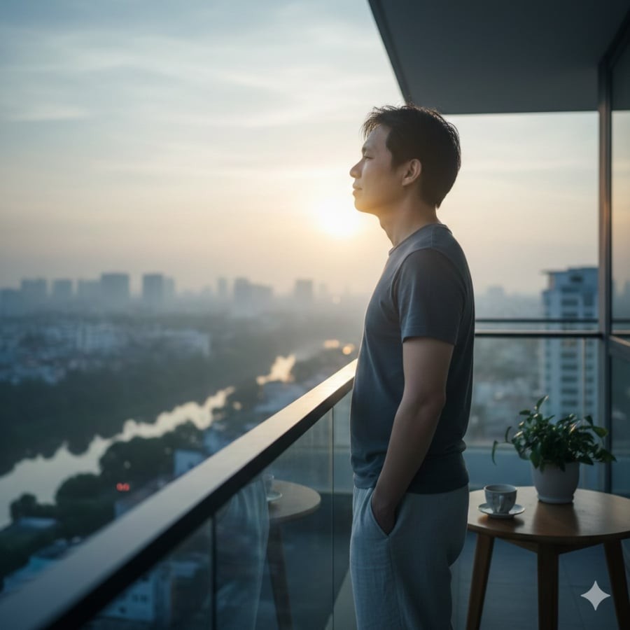 Thức dậy đúng giờ và phơi nắng buổi sáng giúp điều chỉnh nhịp sinh học, hỗ trợ giấc ngủ ngon hơn.