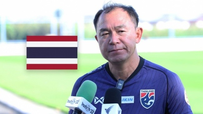 HLV Thawatchai Damrong-Ongtrakul kỳ vọng U23 Thái Lan vượt qua khó khăn.