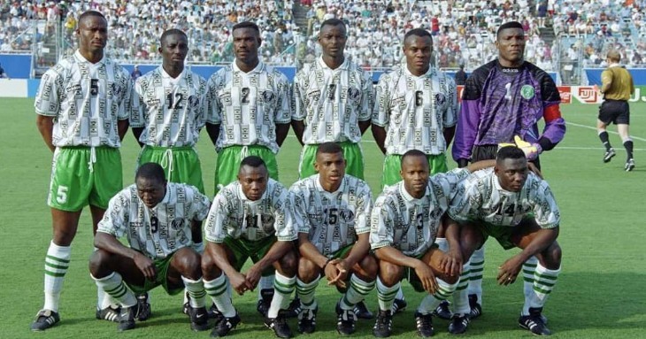 Tuyển Nigeria có lần thứ hai đăng quang ở AFCON vào năm 1994.
