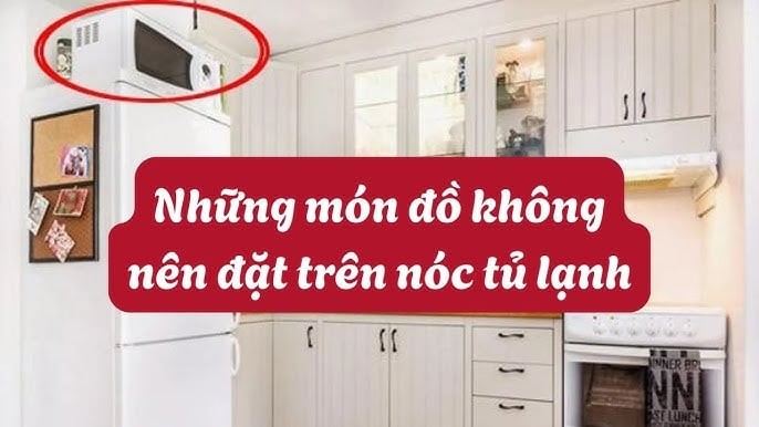 Những đổ vật kiêng kỵ đặt trên tủ lạnh