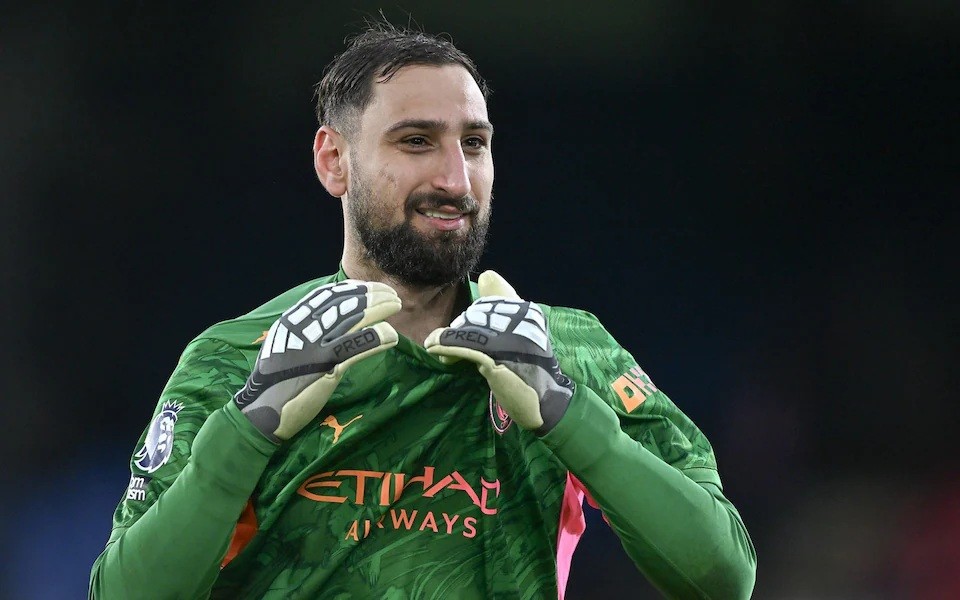 Donnarumma đã bất ngờ đến Man City.