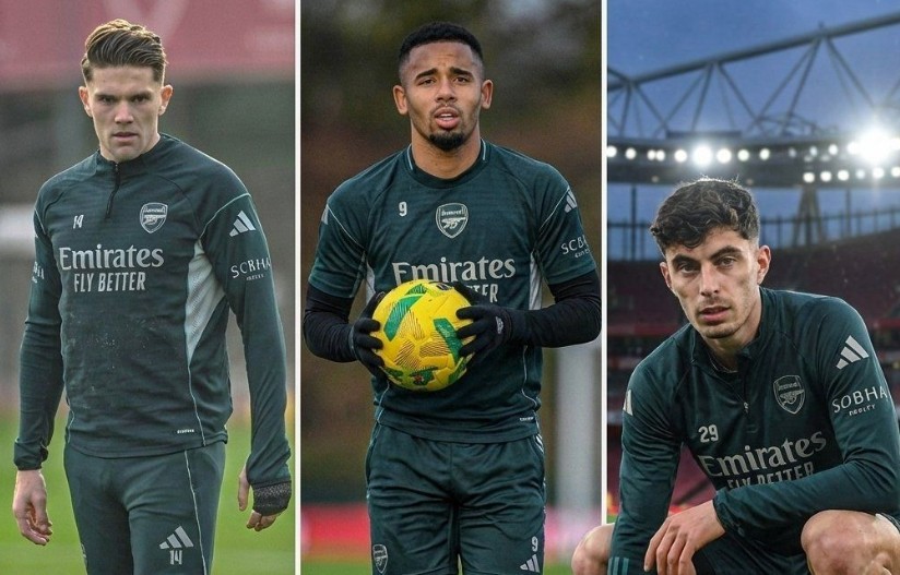 Viktor Gyokeres, Gabriel Jesus và Kai Havertz đang là 3 cái tên có thể đảm nhận vai trò số 9 tại Arsenal. 