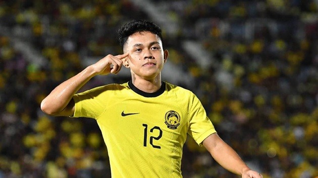 Arif Aiman là niềm hy vọng của bóng đá Malaysia.