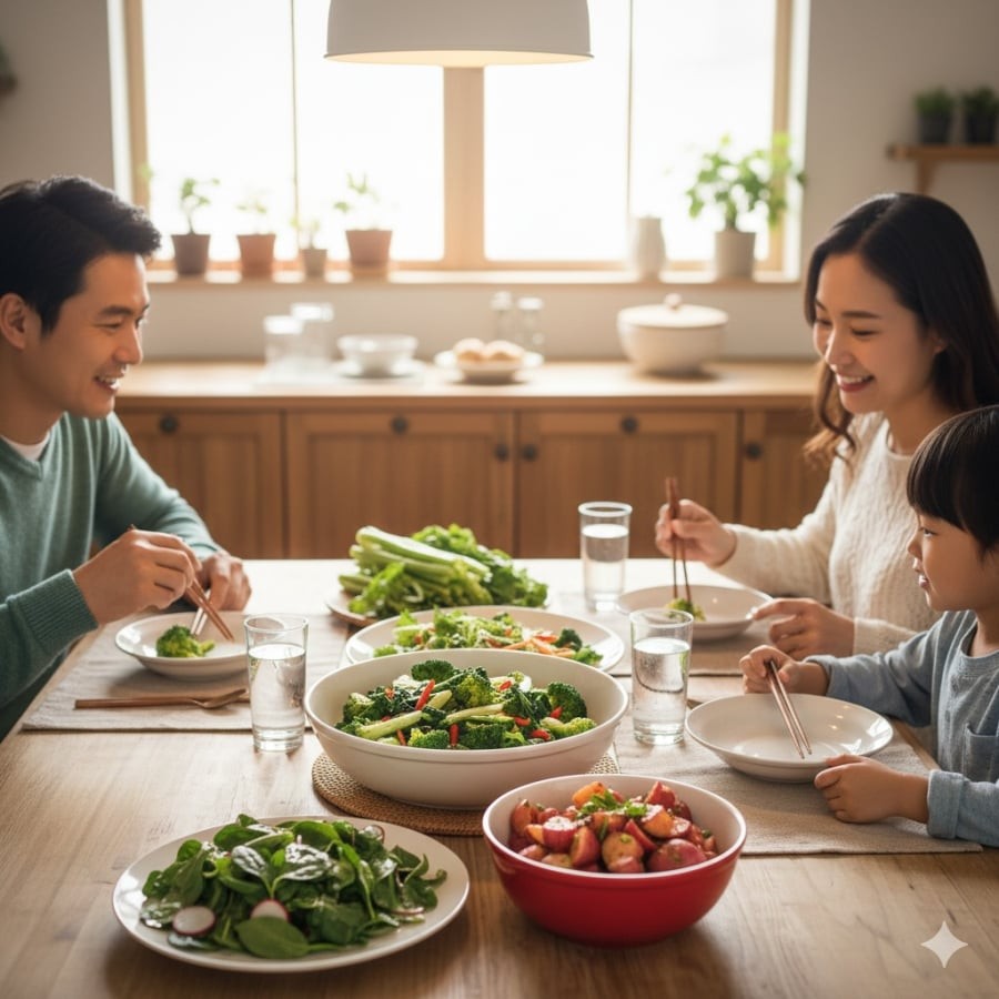 Ăn rau củ giàu sắt đúng cách giúp cải thiện khí huyết, làn da và giấc ngủ cho phụ nữ.