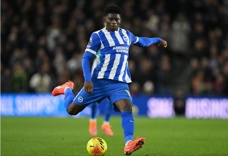 Baleba đang nằm trong tầm ngắm của cả Liverpool và MU.