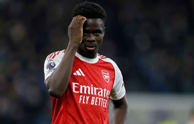 Saka là cầu thủ quan trọng của Arsenal nhưng có tương lai chưa chắc chắn.