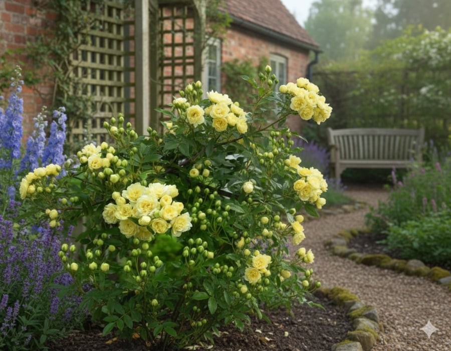 So với nhiều loại cây leo phổ biến, hồng mân côi vàng được đánh giá là dễ trồng và ít “khó tính” hơn