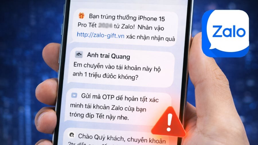 Kẻ lừa đảo có rất nhiều kịch bản tin nhắn để dụ dỗ người dùng 