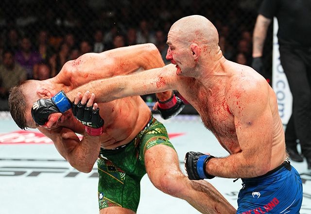 Sean Strickland sau trận thua thứ hai trước Dricus Du Plessis tại UFC 312.