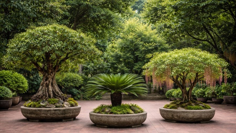 Ba cây sung, vạn tuế, lộc vừng là bộ ba phúc thọ lộc