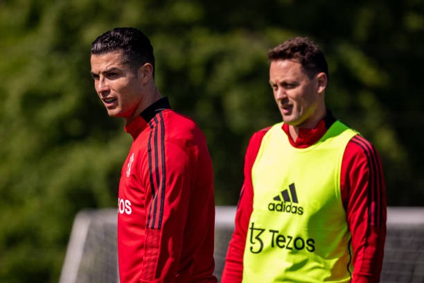 Nemanja Matic và Cristiano Ronaldo từng sát cánh cùng nhau ở Manchester United.